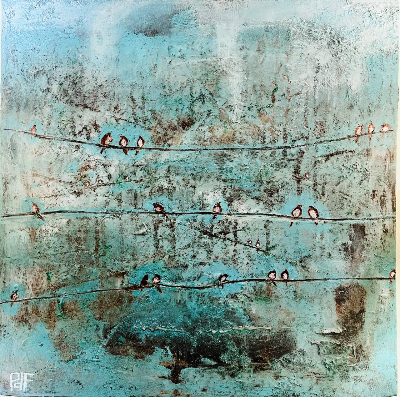 Featured abstract birds artwork by Preston Flynt